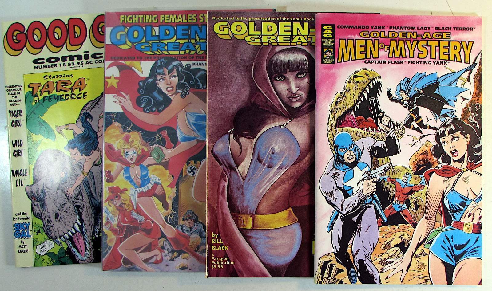Good Girl Lot of 4 #18,Golden Greats 6,8,Men of Mystery 2 AC (1995) Comics