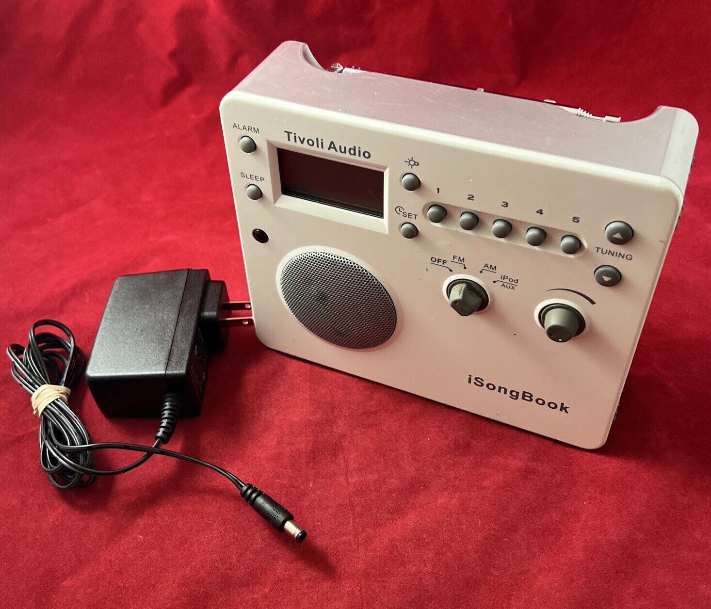 VTG Tivoli Audio iSongBook Alarm Clock Radio Power Adapter for iPod WORKS