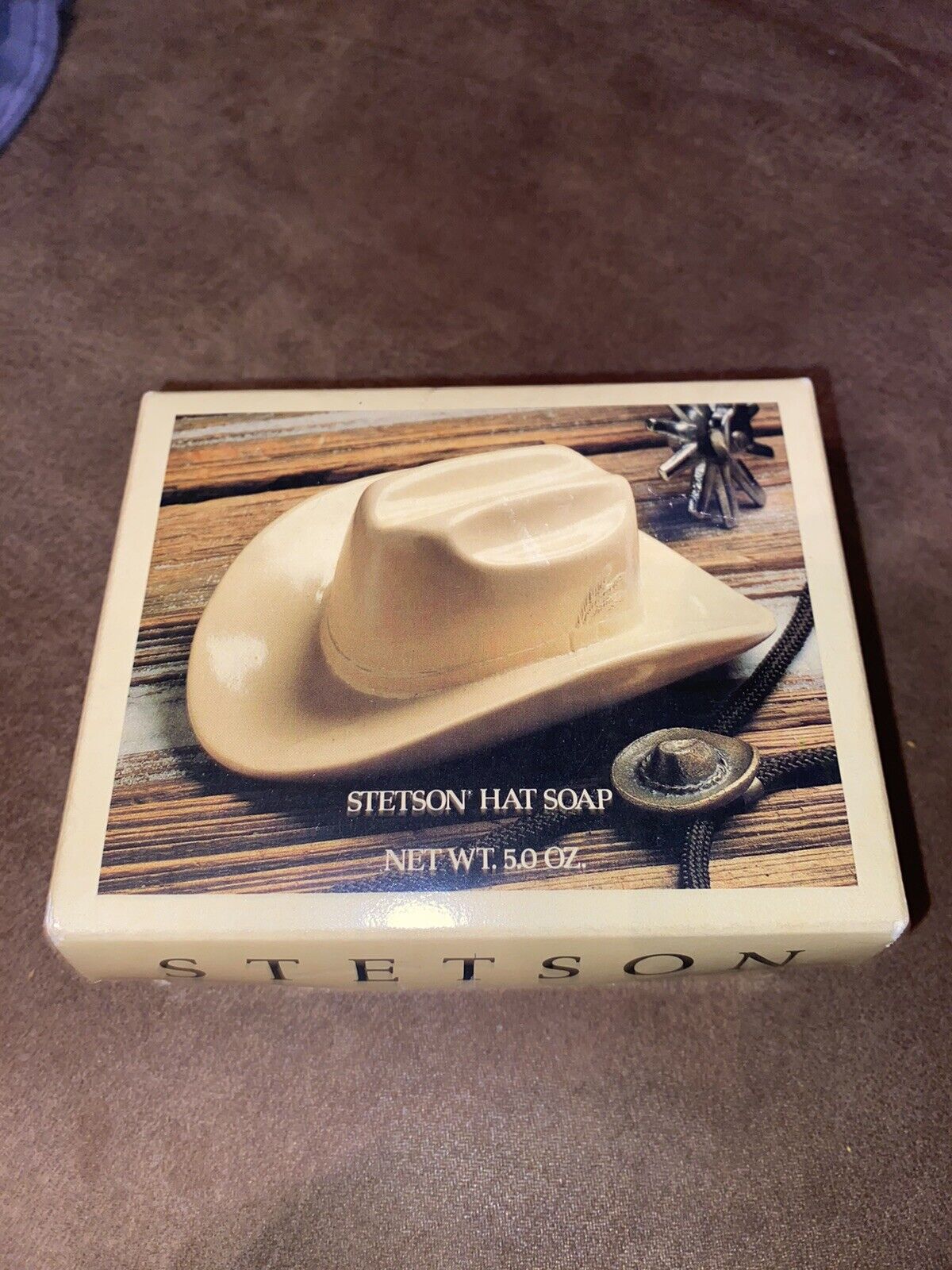 Vintage Stetson Hat Shaped Soap in original box