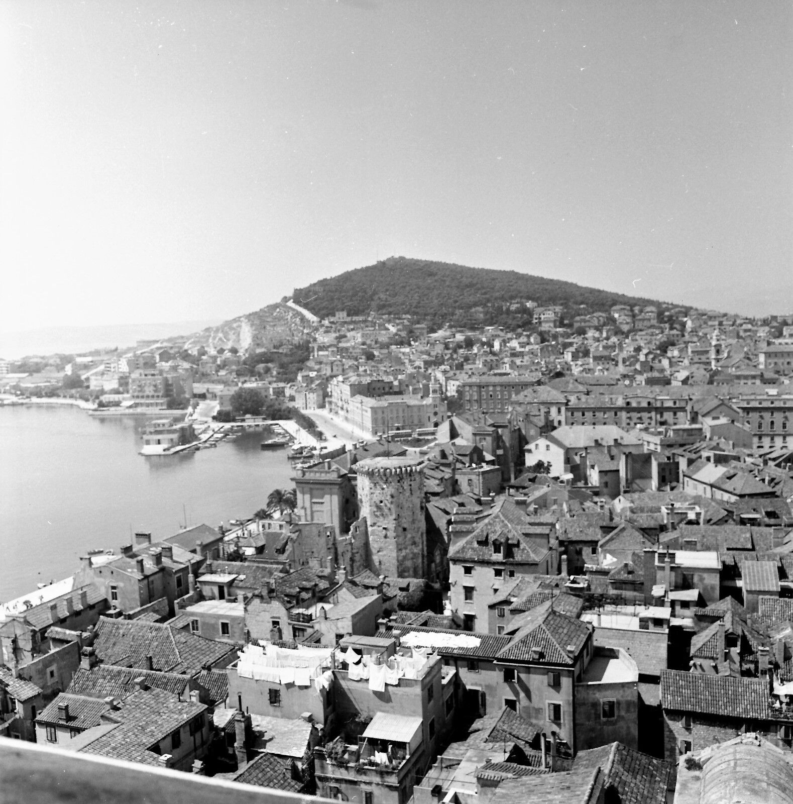 1960 SPLIT - General View Croatia - Negative 6 x 6 - YOUG 60