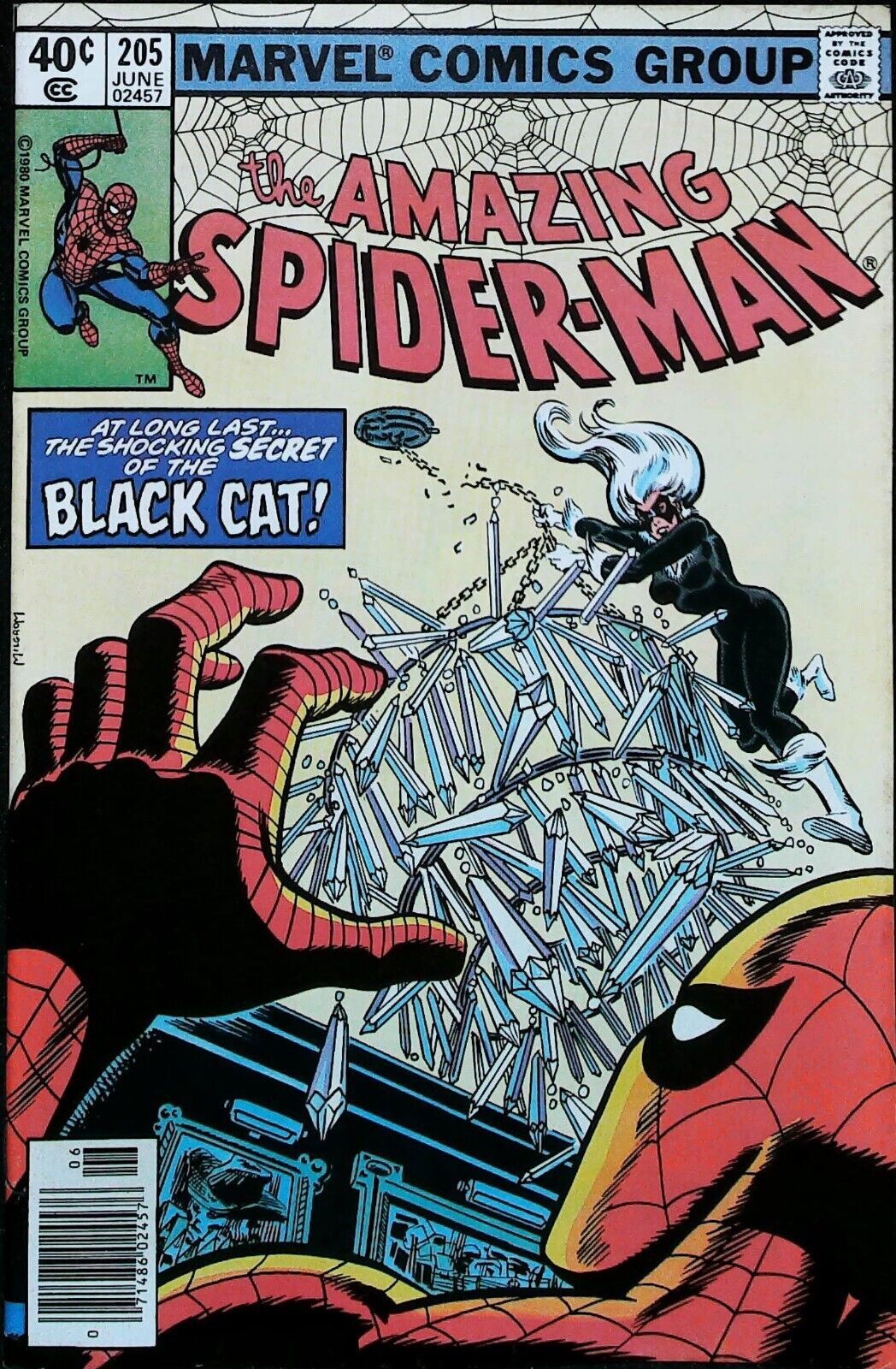 Amazing Spider-Man #205 (1980) *Black Cat Appearance* - Very Fine Range