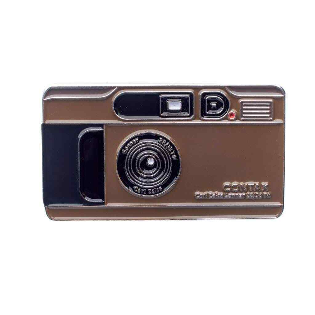 Contax T2 35mm Camera Enamel Pin. Gift for the film photographer