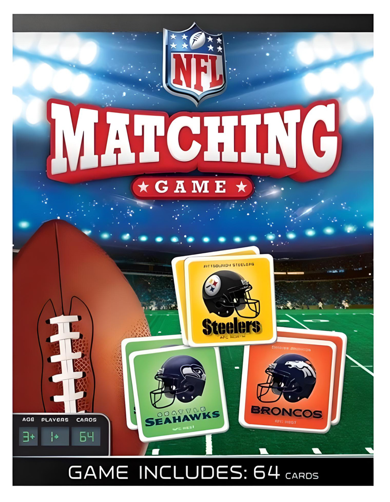 Official NFL Football Matching Cards Game