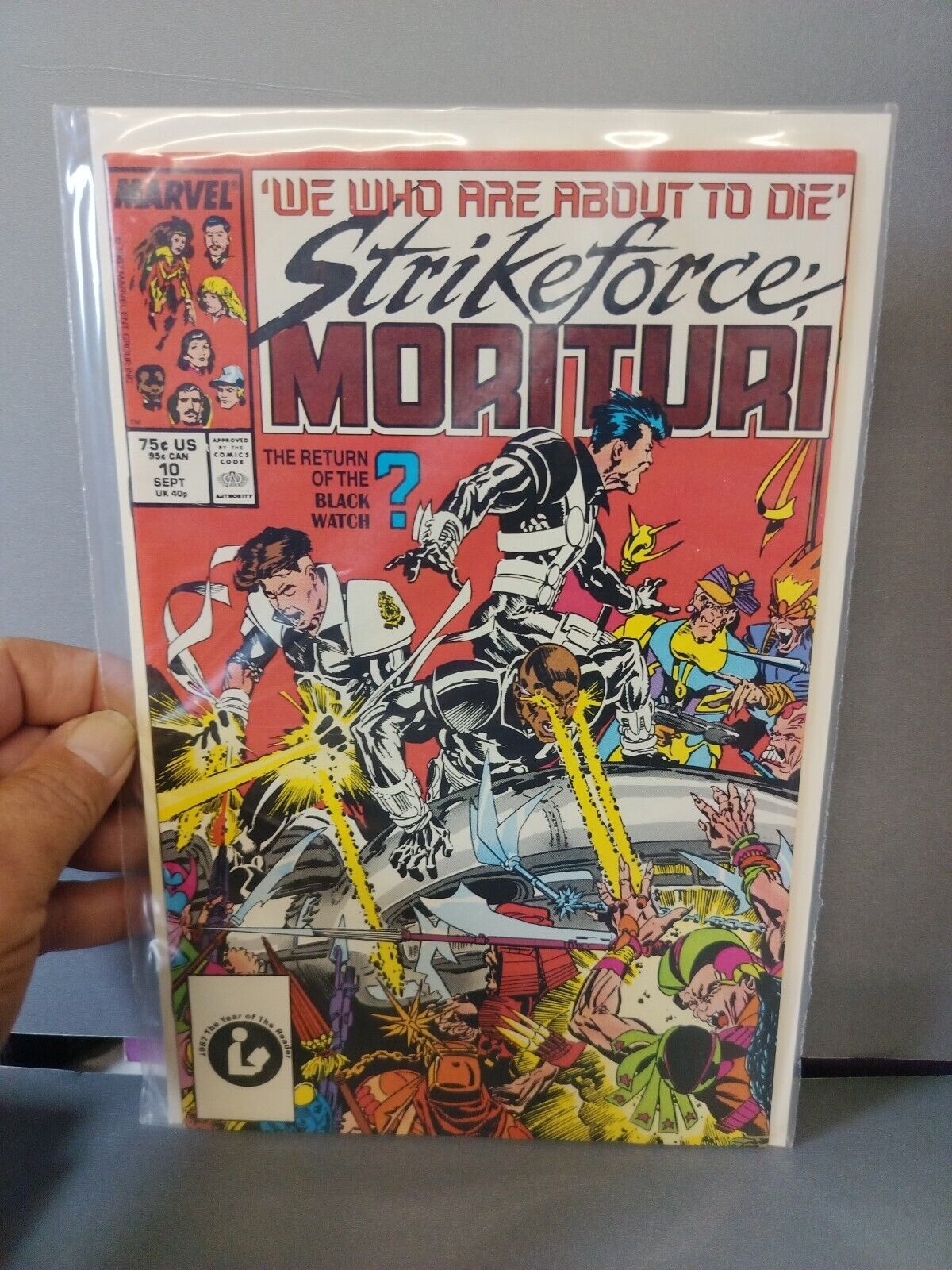 Strikeforce: Morituri #10 1987 Marvel Comics Comic Book Bagged And Boarded