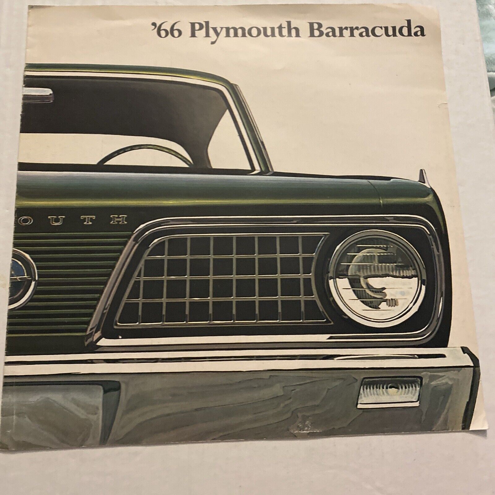 Original 1966 Plymouth Barracuda Formula S Deluxe Dealer Sales Brochure Catalog
