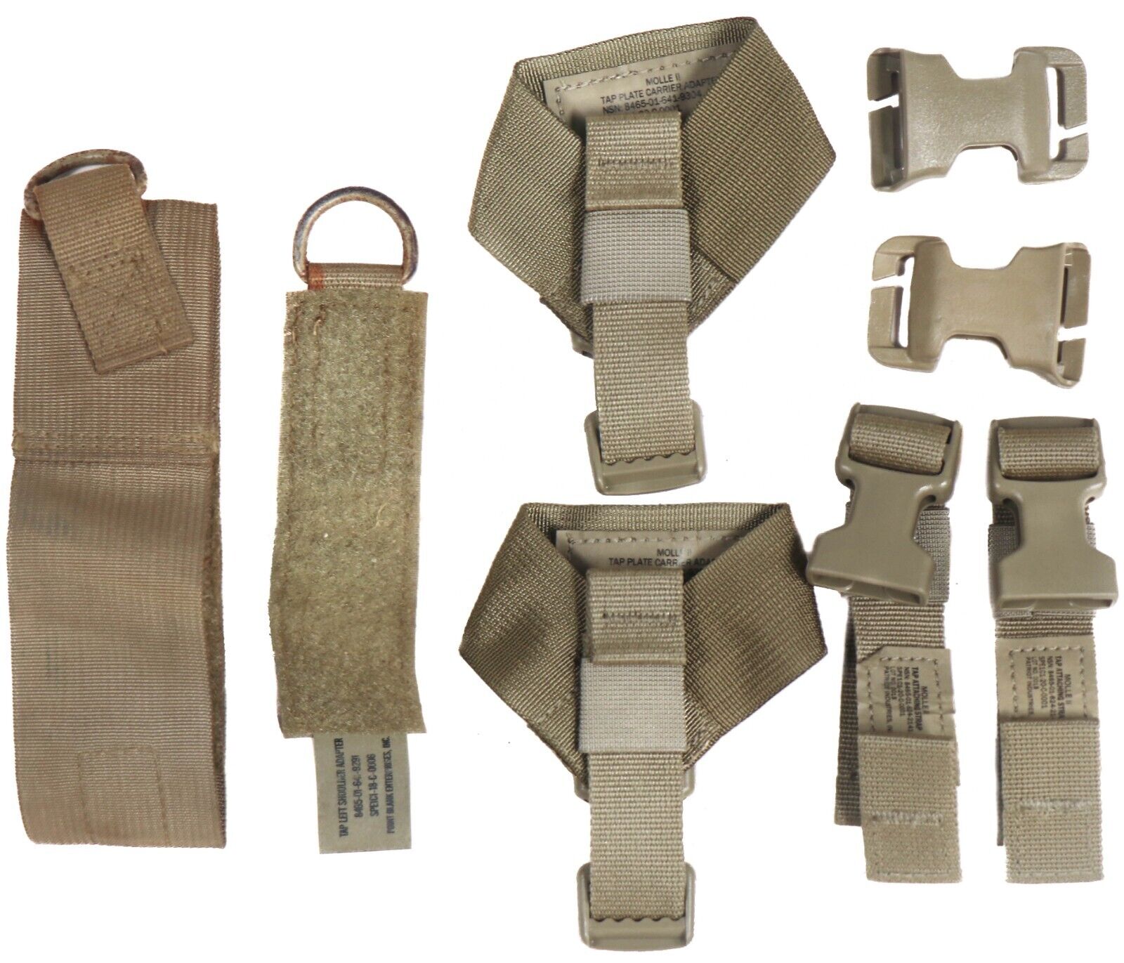 Complete Tactical Assault Panel Parts Kit Set Strap Adapter Multicam OCP TAP