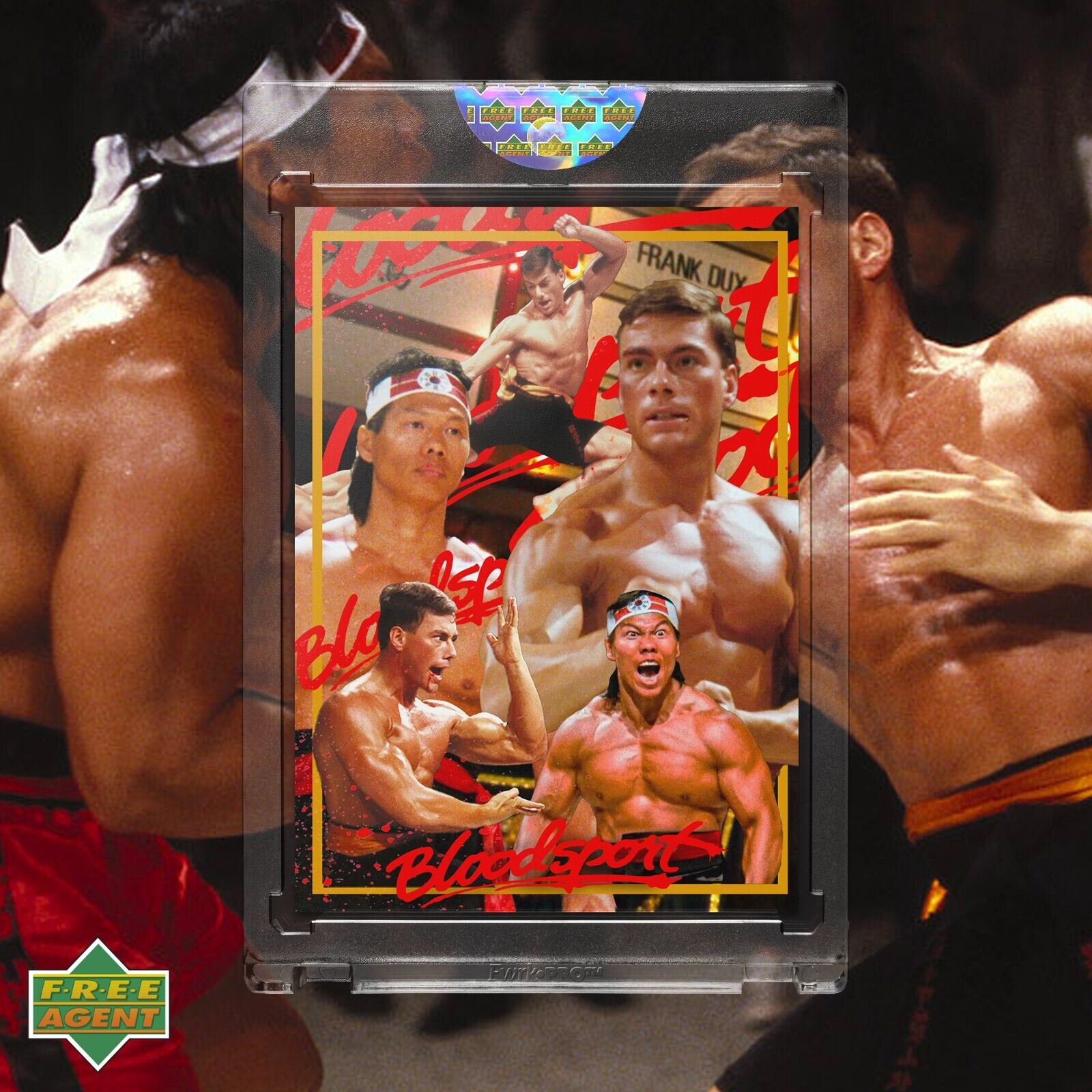 Bloodsport Custom Trading Card Jean Claude Van Damme Bolo Yeung
