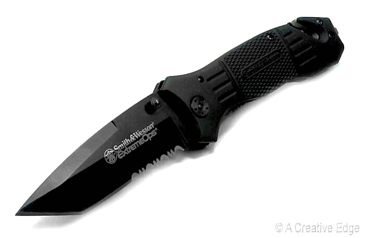 Smith&Wesson Extreme OPS Police Fire EMT Rescue Pocket knife Survival S&W SWFR2S