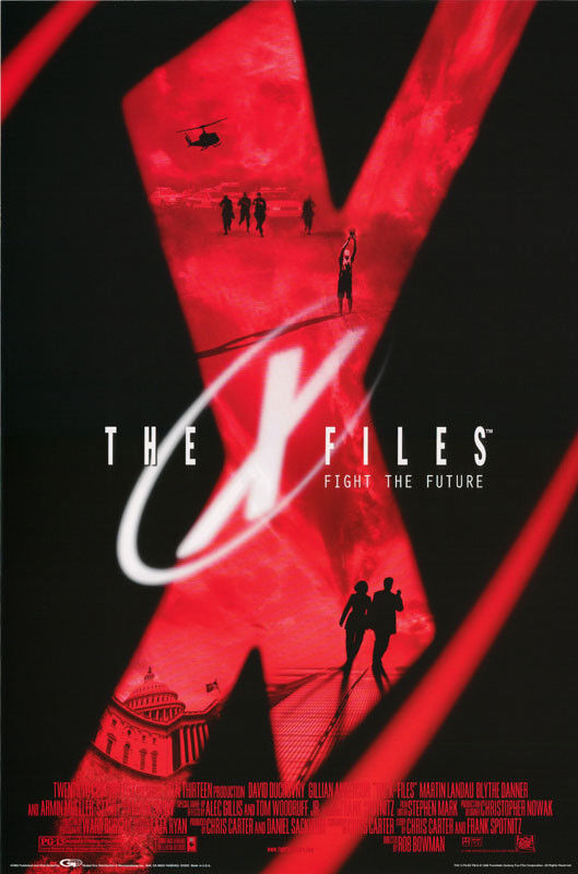 POSTER : MOVIE REPRO : X-FILES - FIGHT THE FUTURE  -   #3469   RP57 M