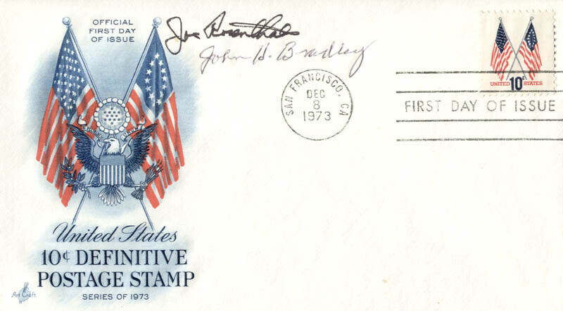 JOE ROSENTHAL - FIRST DAY COVER SIGNED CO-SIGNED BY: JOHN H. BRADLEY