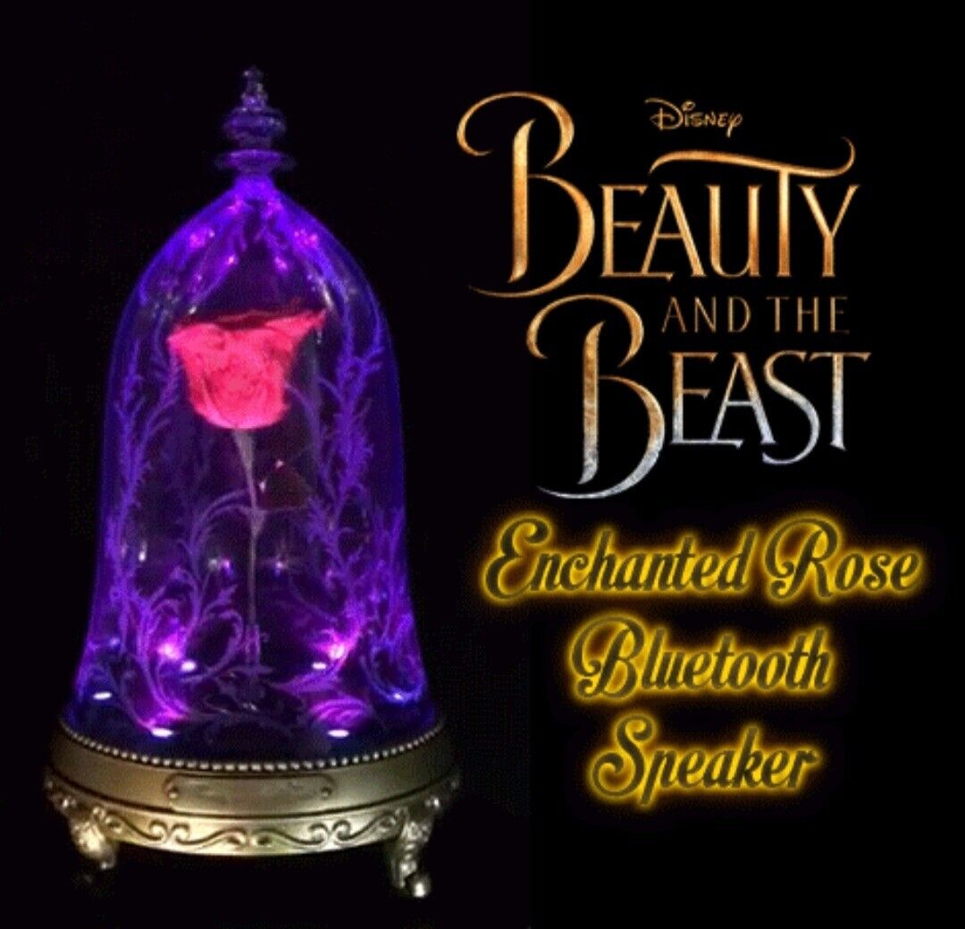 Beauty And The Beast Enchanted Rose Bluetooth LED Real Preserved Rose CAMINO