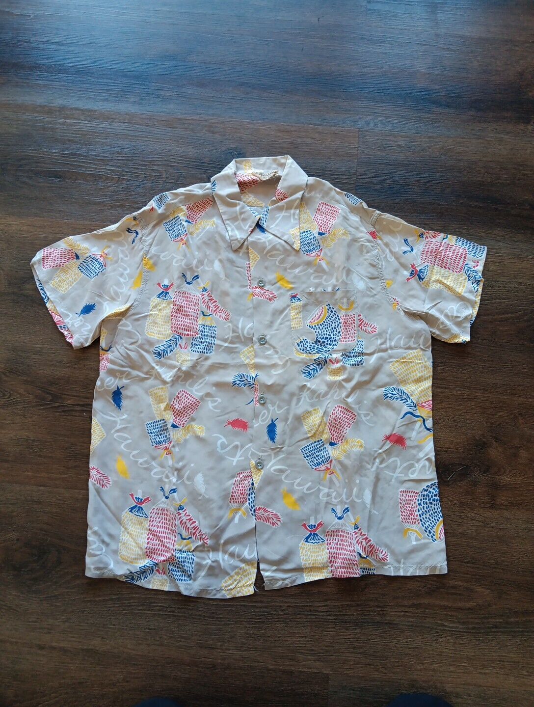 Vintage Alexander Hawaiian Aloha Shirts 1950 US Made 