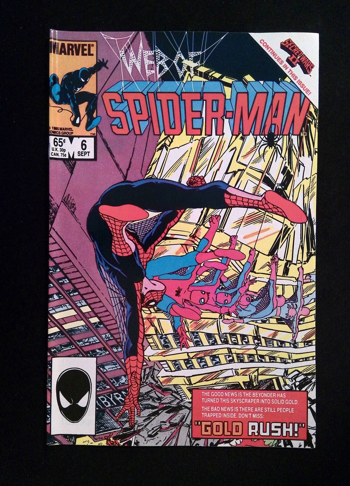Web Of Spider-Man #6  Marvel Comics 1985 VF