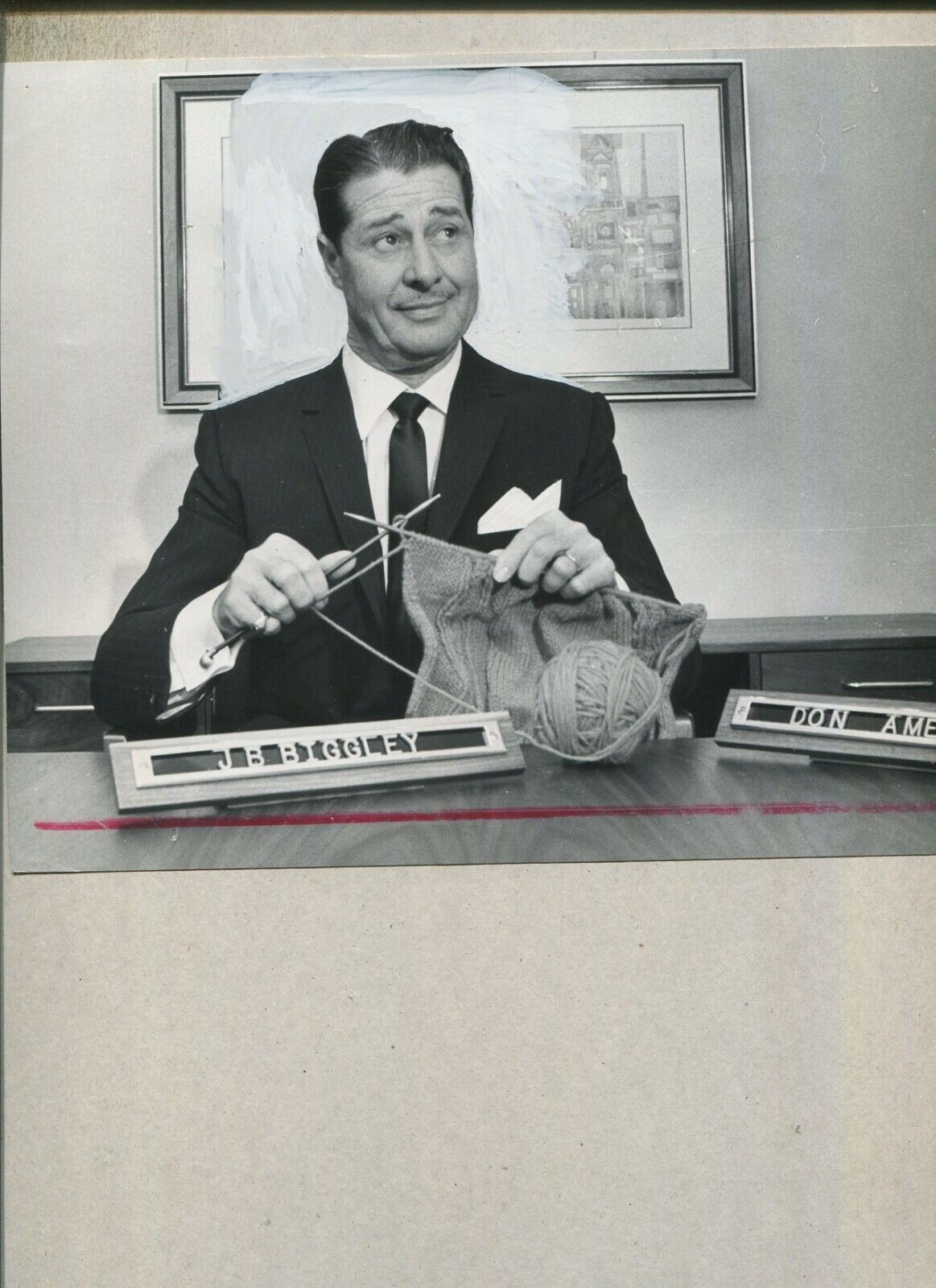 How To Succeed In Business Without Really Trying Don Ameche   VG press photo P2A