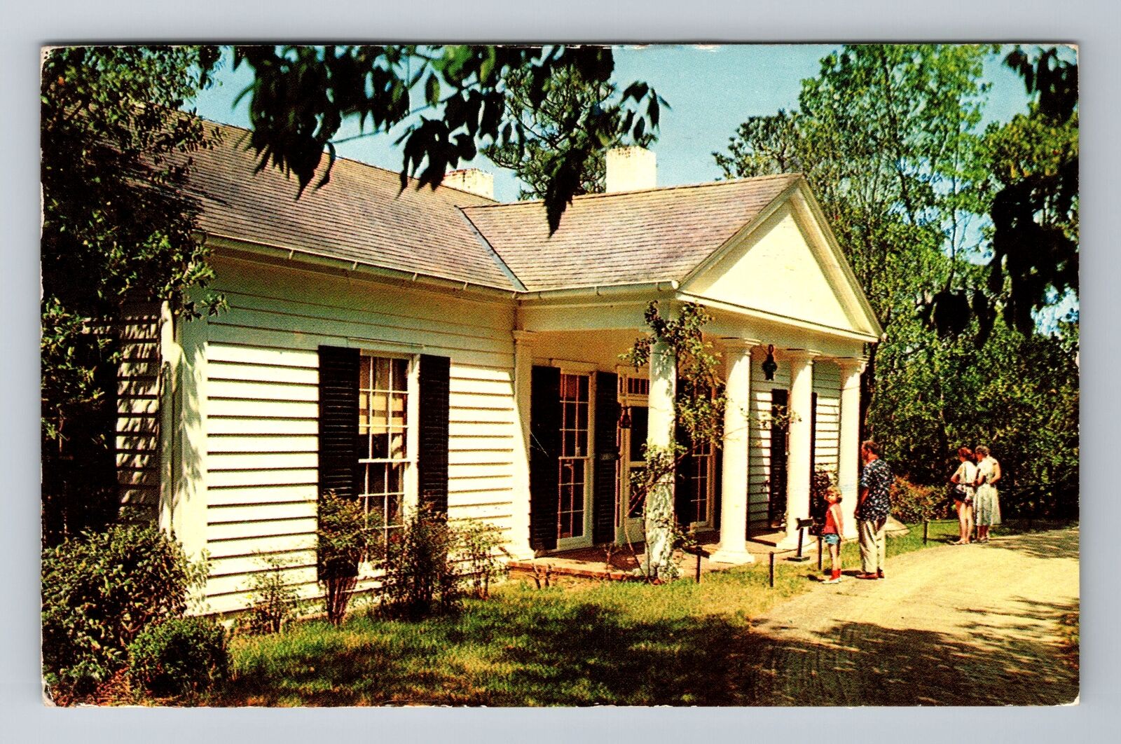 Warm Springs GA-Georgia, Little White House Home of Late F.D.R, Vintage Postcard