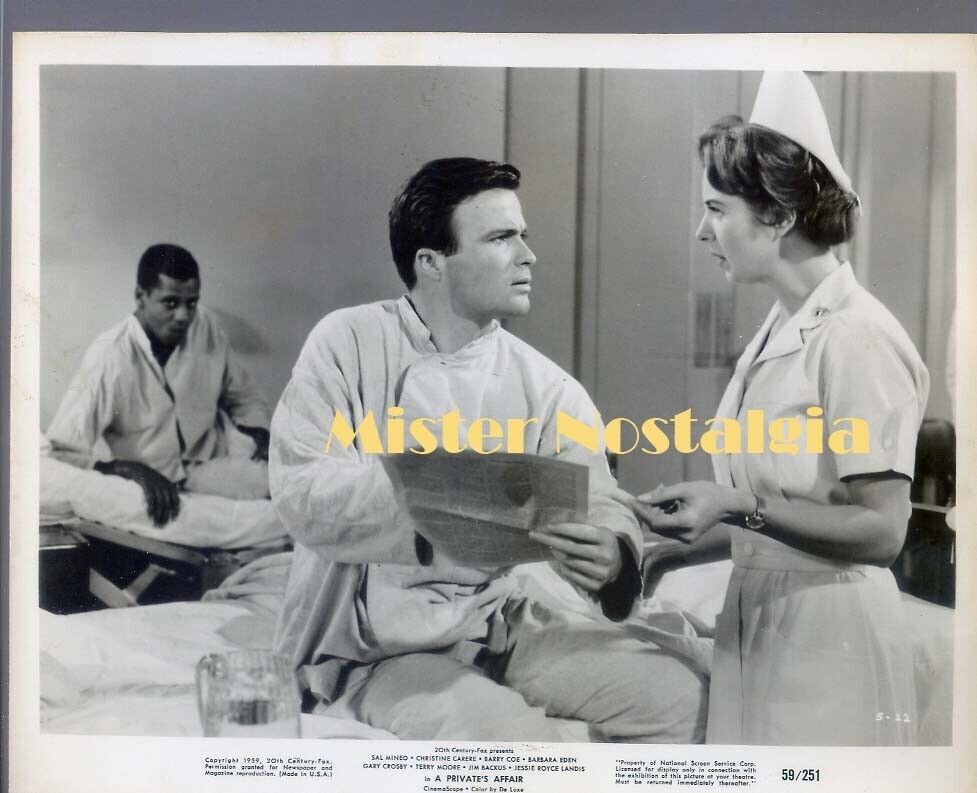 Vintage Photo 1959 Barry Coe in A Private\'s Affair