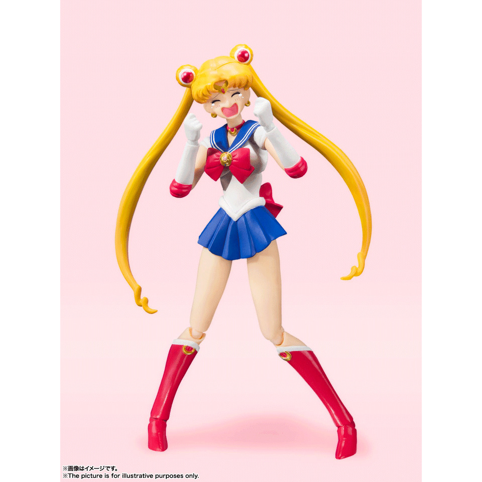 Bandai S.H. Figuarts Pretty Guardian Sailor Moon Action Figure #59598-NEW in BOX