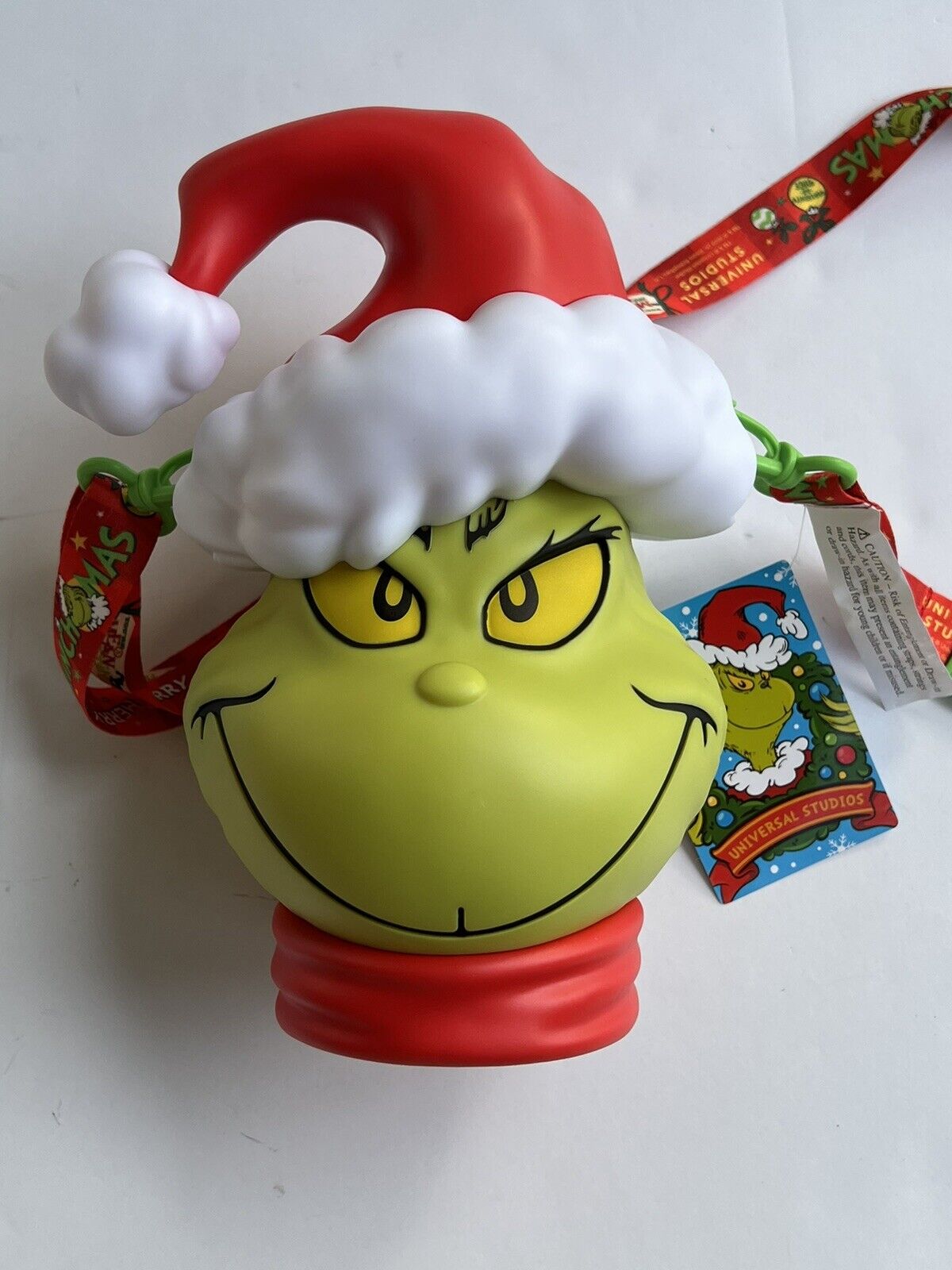 2022 Universal Studios Dr. Seuss The Grinch Popcorn Bucket Christmas Holiday