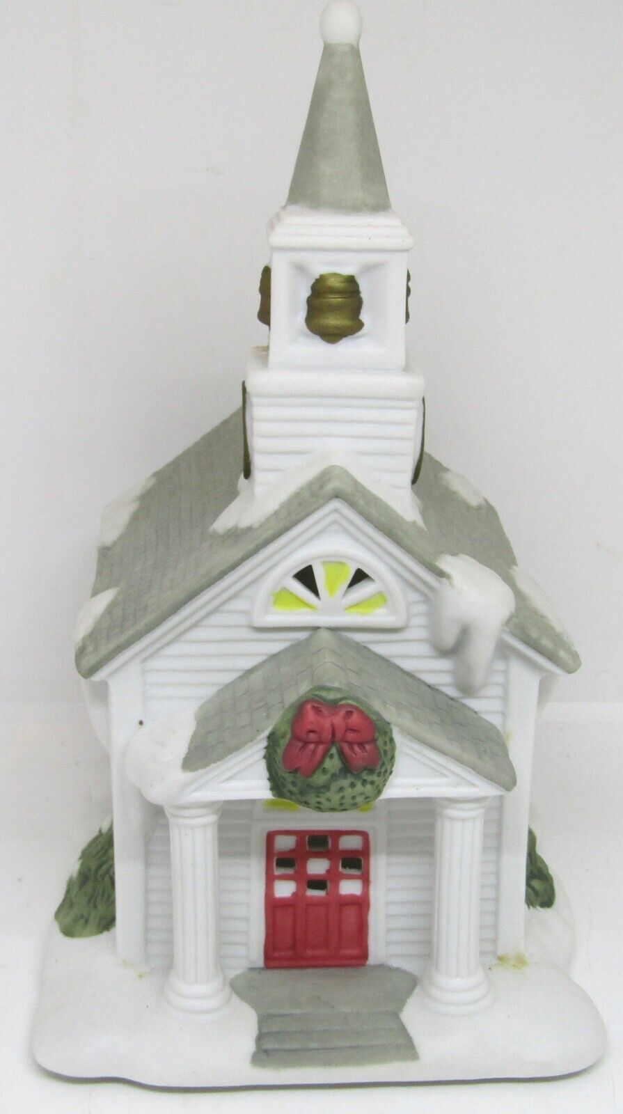 Partylite “The Church” Tea Light Candle Christmas Village LIGHT UP CHURCH W BOX.