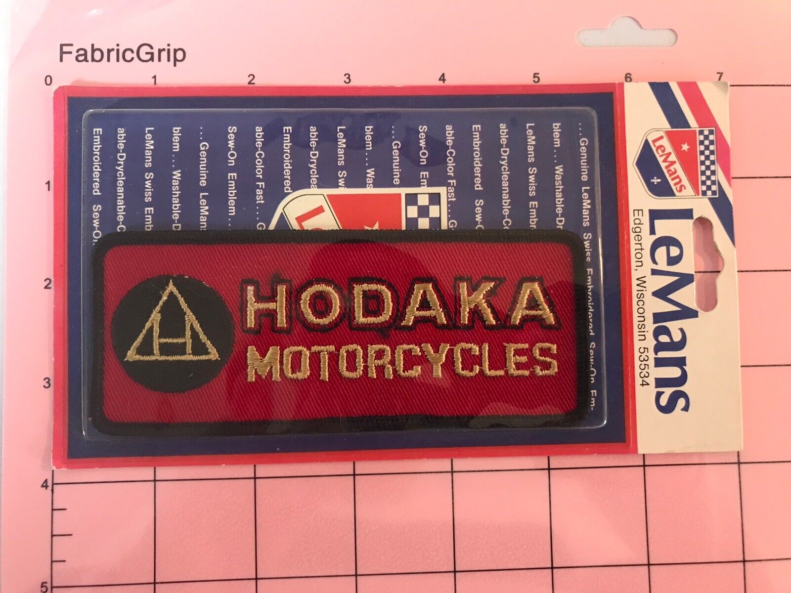 Hodaka Motorcycles LeMans embroidered sew-on racing patch