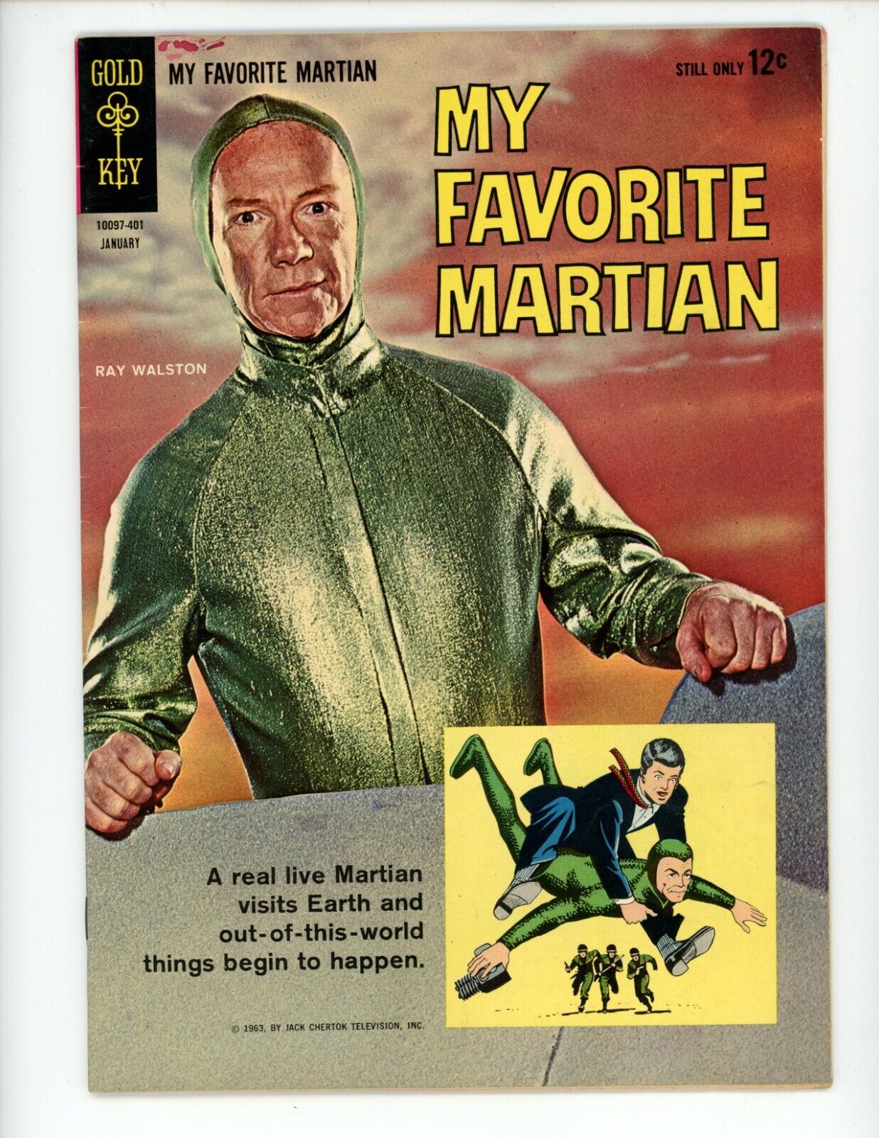 My Favorite Martian #1 Comic Book 1964 FN/VF Western Gold key Comics