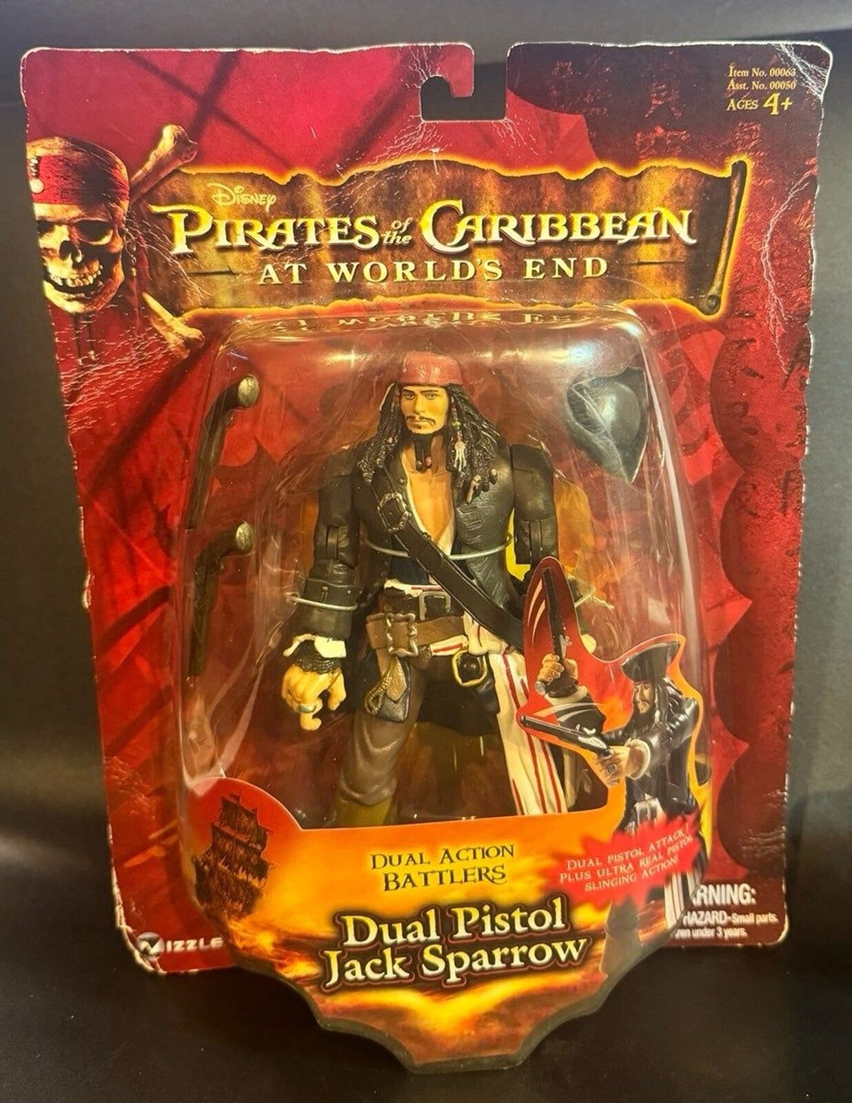 Disney Pirates of the Caribbean At Worlds End Dual Action Battlers Jack Sparrow
