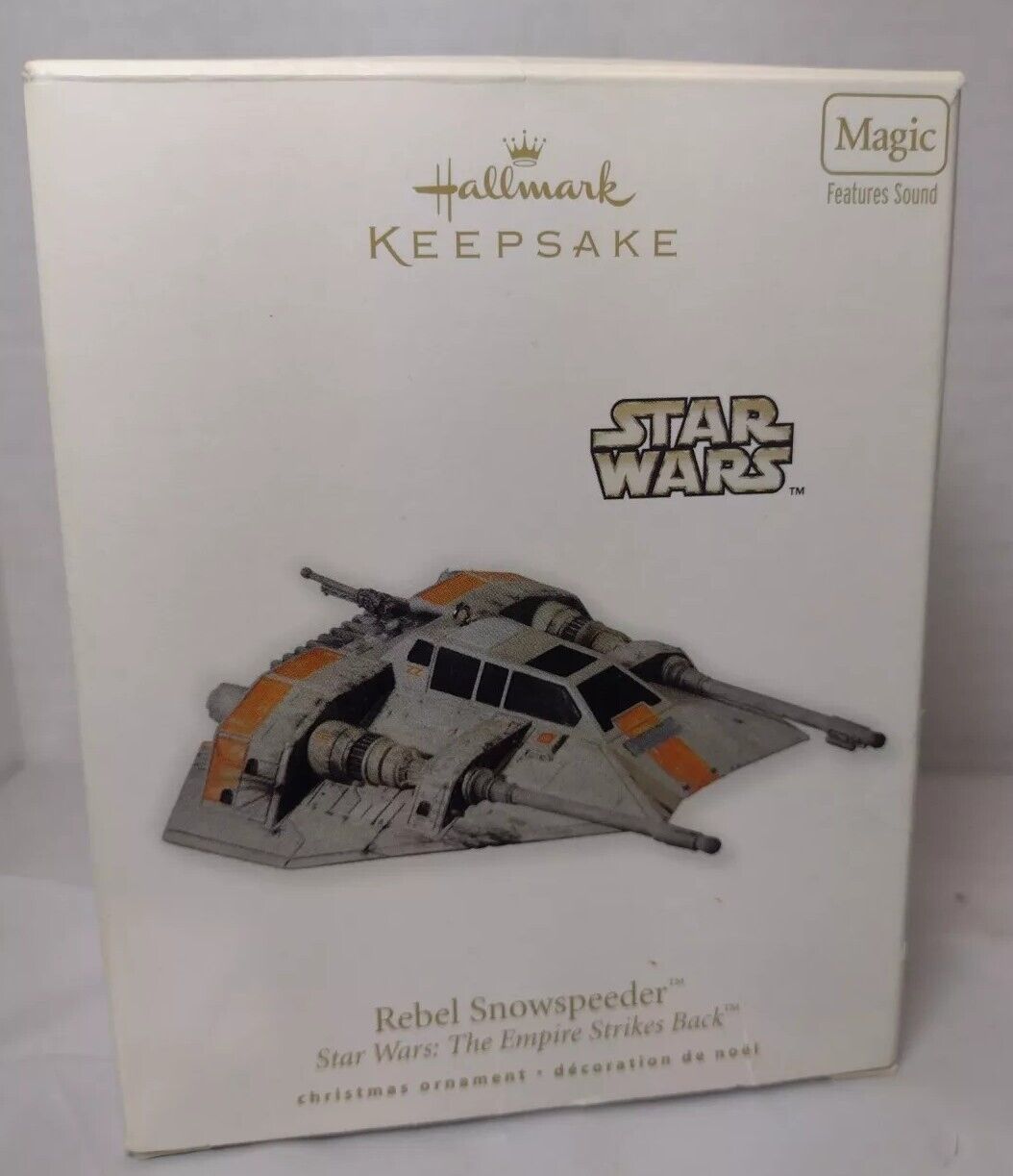 2010 Hallmark Keepsake Ornament Star Wars: Rebel Snowspeeder