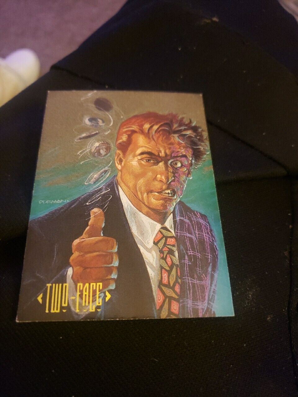 TWO-FACE / DC Comics Master Series (1994) BASE Trading Card #36