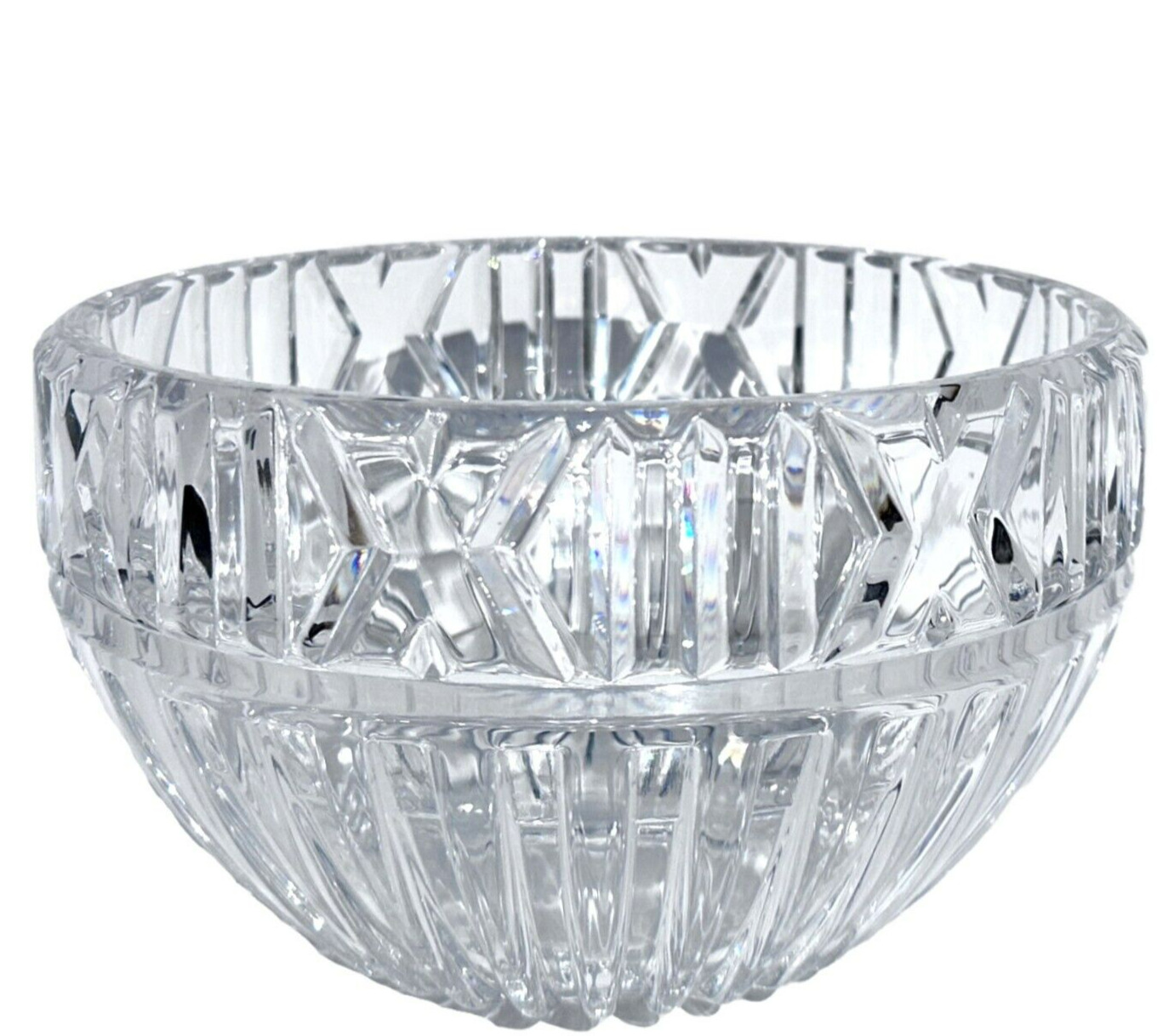 Tiffany & Co Polished Cut Crystal  Bowl \