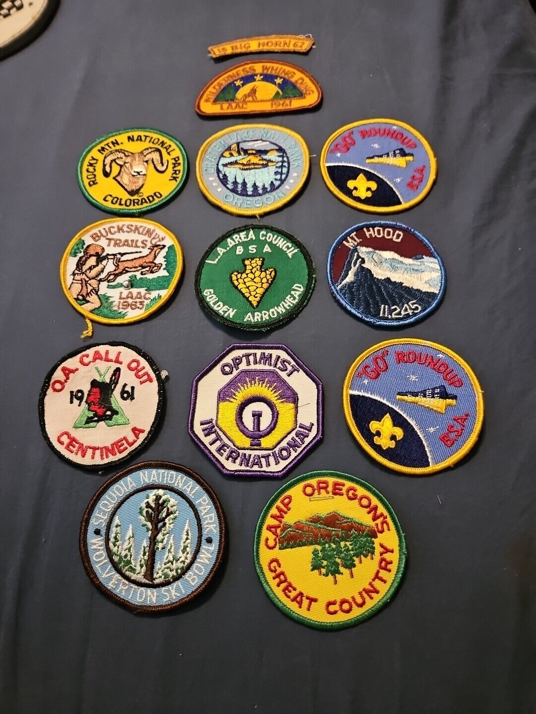 13 Vintage 1960\'s BSA Boy Scout Patches Plus others. 