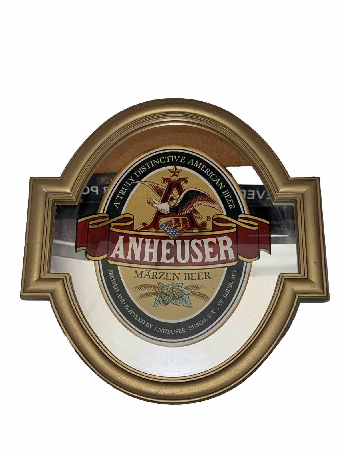 1988 Vintage Anheuser Busch Marzen Mirror Made By Beeco 12.5\