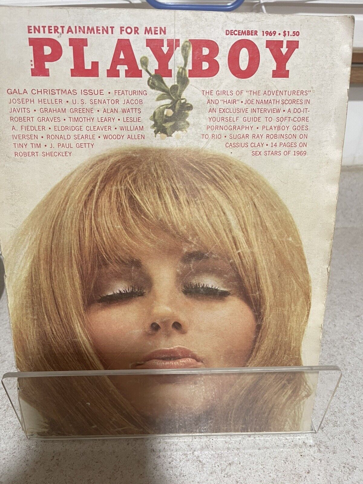 Vintage Playboy Magazine December 1969 - CENTERFOLD INTACT
