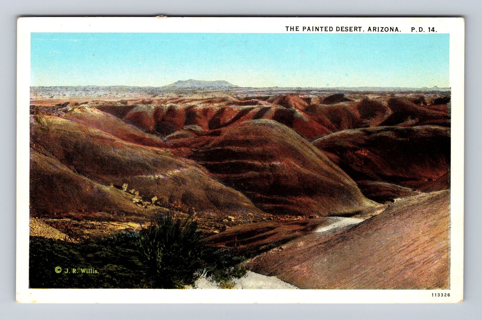 AZ-Arizona, Painted Desert, Antique, Vintage Souvenir Postcard