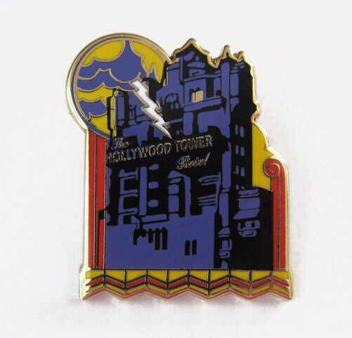 Disney Pins Tower of Terror Hollywood Tower Hotel Hollywood Studios Booster Pin