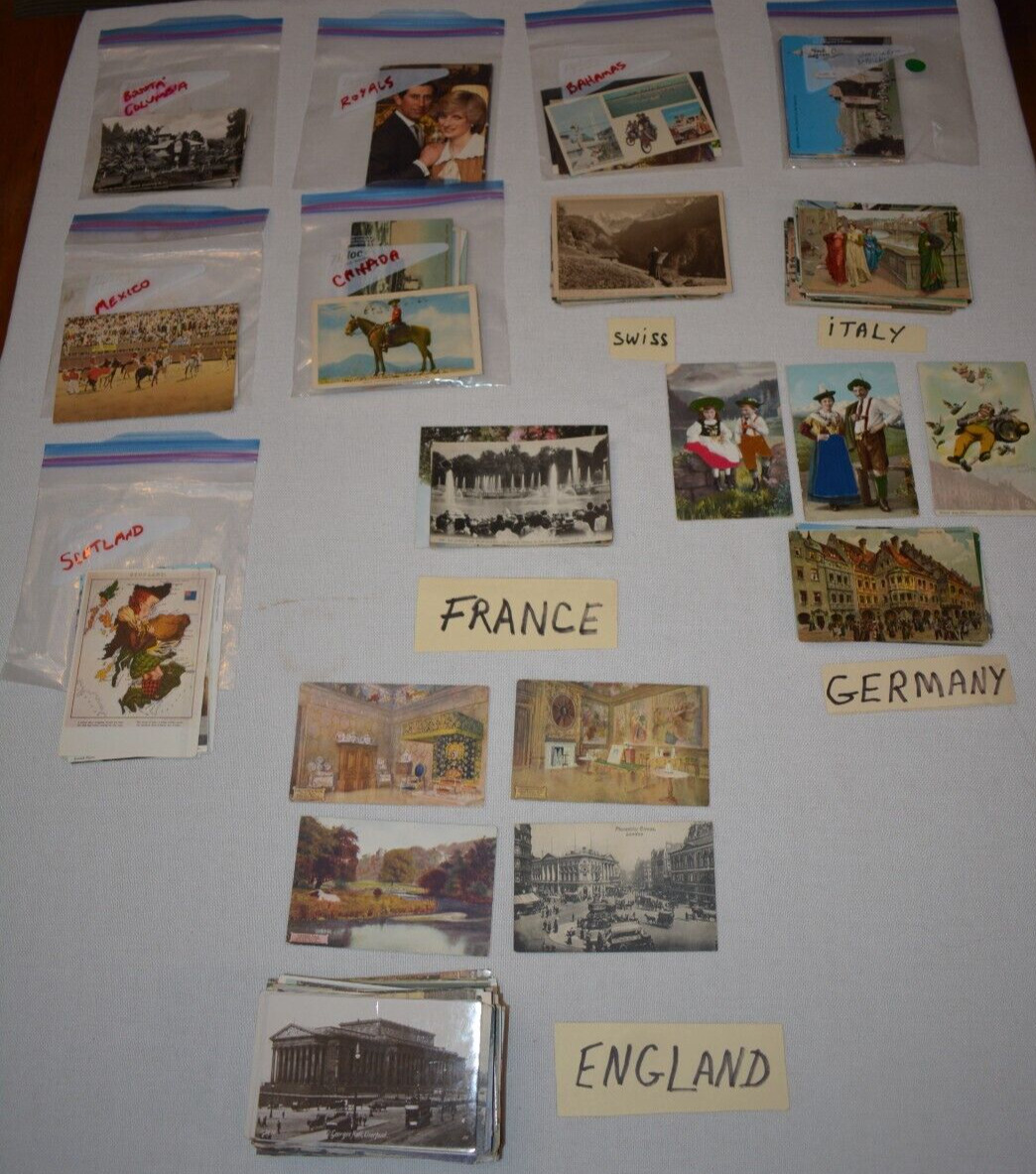 Lot  300+ Vintage Antique Postcards Mostly Europe, Italy France Germany England