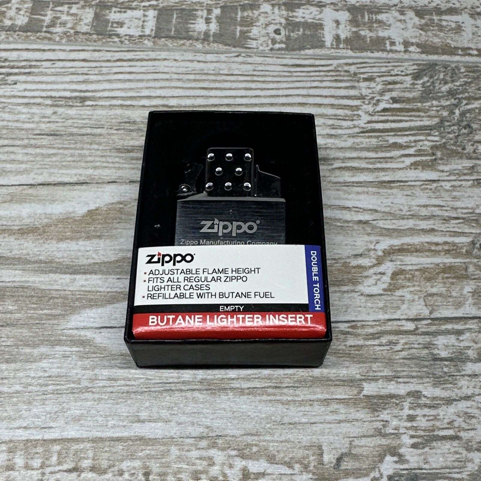 Zippo 65827, Double Torch Butane Lighter Insert, Unfilled