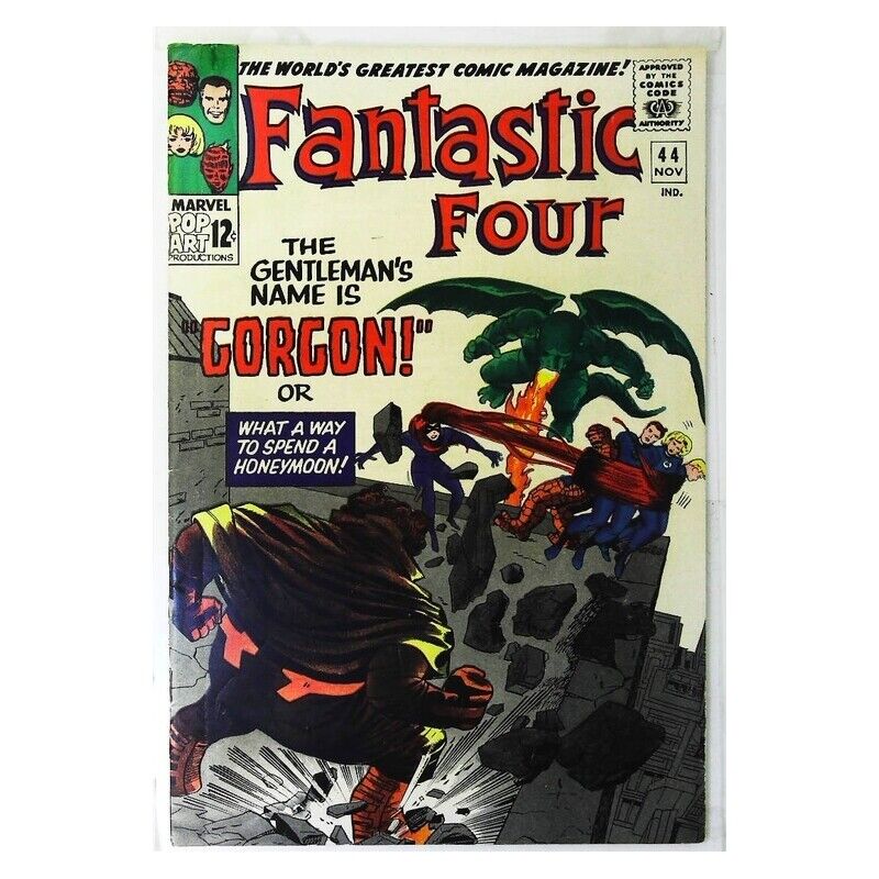 Fantastic Four (1961 series) #44 in Very Fine minus condition. Marvel comics [j%