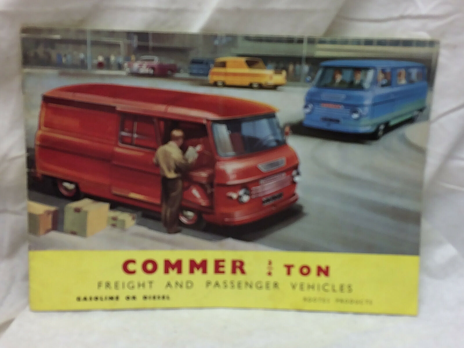 Vintage Booklet Commer 3/4 Ton Freight and Passenger Vehicles Rootes Products