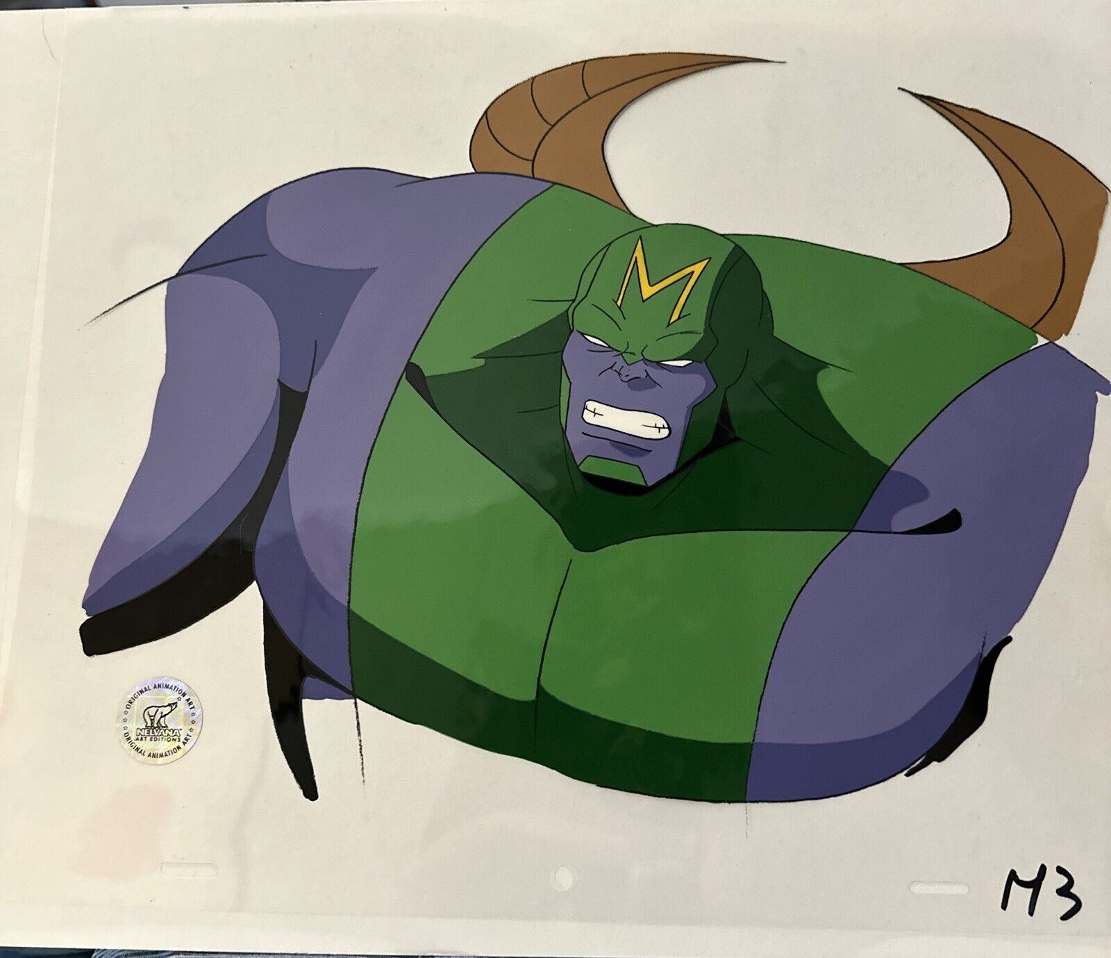 WildC.A.T.S Original Hand Painted Animation Production Cel With Seal