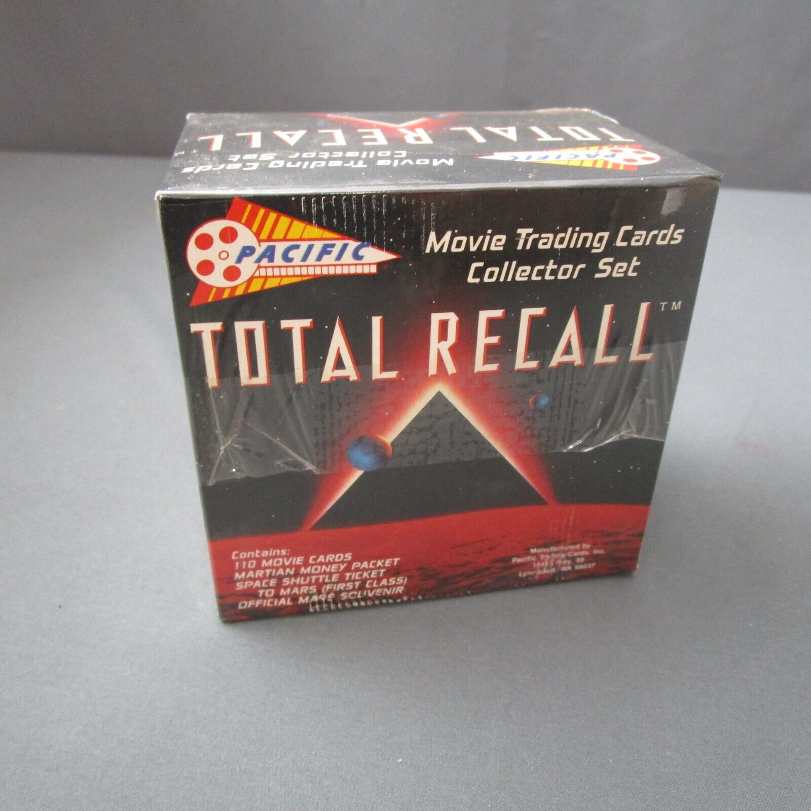 1990 TOTAL RECALL Movie Trading Card Collector Set, Bonus Items In SEALED BOX