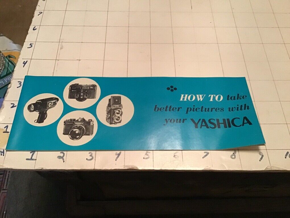 1969 How to take better pictures w your YASHICA - 15pgs