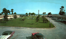 1950s LONG BEACH MISSISSIPPI HOLIDAY INN ON THE GULFOLD CARS POSTCARD P1158 picture