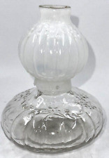Antique GLOW NIGHT LAMP Pat'd Aug 27 1895 w/ Opalescent Glass Globe Made in USA picture
