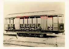 1BB800K RP 1910s/50s ITHACA STREET RAILWAY CO BENCH CAR #20  NY picture