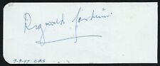 Reginald Gardiner d1980 & Pat O'Brien d1983 signed 2x5 cut autograph on 7-9-47 picture