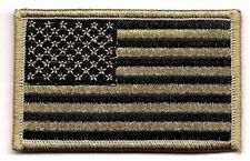 Coyote Black Tan United States US Flag Patch Fits For VELCRO® BRAND Loop Fastene picture