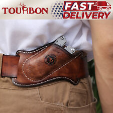Tourbon Leather Folding/Fixed Knife Sheath Knives Holder EDC Cover Belt Pouch picture