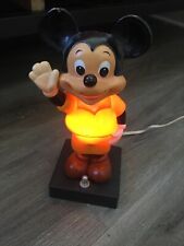 Antique Mickey Mouse Night Light P9” Tall / Disney Lamp picture