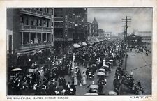 ATLANTIC CITY NJ - The Boardwalk Easter Sunday Parade Postcard - udb (pre 1908) picture