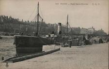 France Paris-Port Saint Nicholas C. L. C. Postcard Vintage Post Card picture
